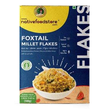 Native Food Store Foxtail Millet Flakes, 500 G